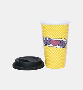 Rosanna Pellegrini Wow Printed Travel Mug, Packshot View