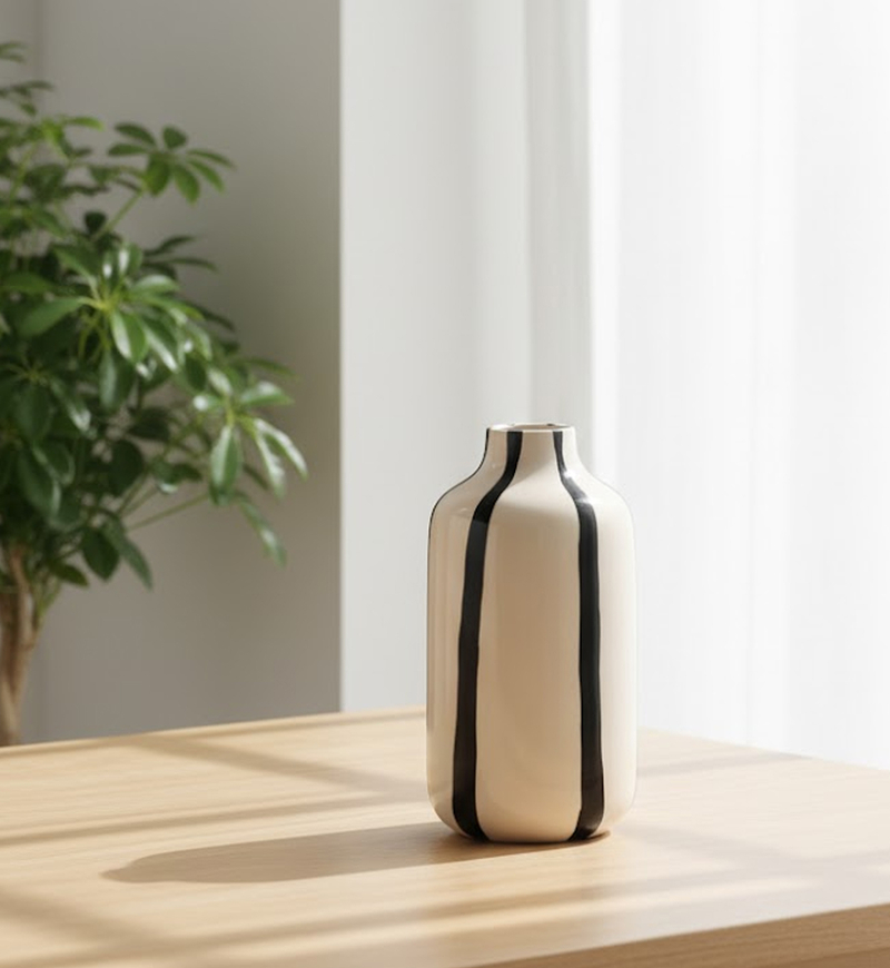 Dolomite Striped Vase