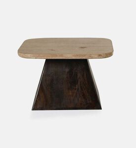 Home Deco and More Travis Mango Wood Side Table, Packshot View
