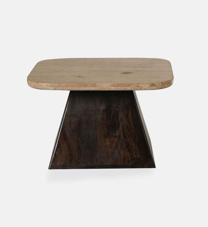 Home Deco and More Travis Mango Wood Side Table, Packshot View