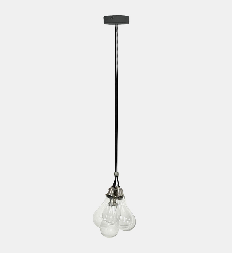 Hanging Lamp Fida Glass Nickle