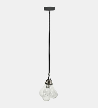 Hanging Lamp Fida Glass Nickle