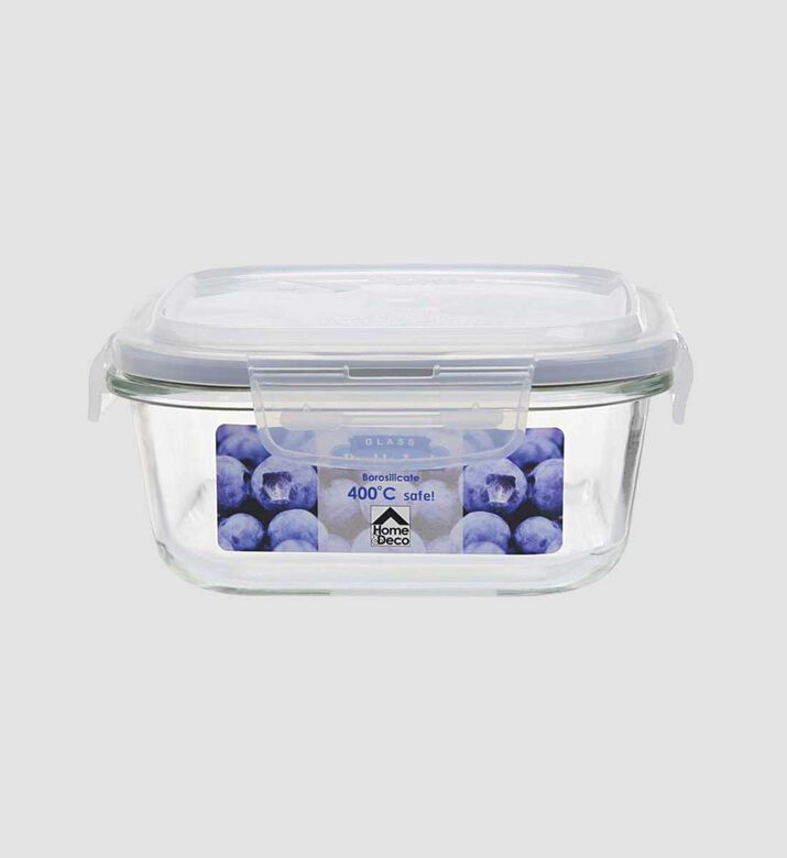 Glass Square Food Container