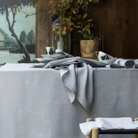 Florence Tourterelle Linen Table Cloth