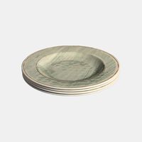 Misty Melamine Salad Plate 4-piece Set