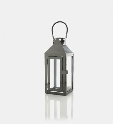 Metal Glass Handled Lantern