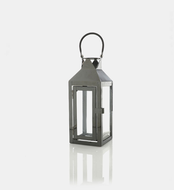 Metal Glass Handled Lantern