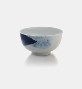 Salt and Pepper Cumulus Porcelain Rice Bowl, Packshot View