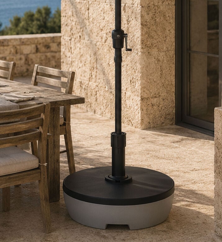 Home Deco and More Round 20l Umbrella Stand Base, Packshot View