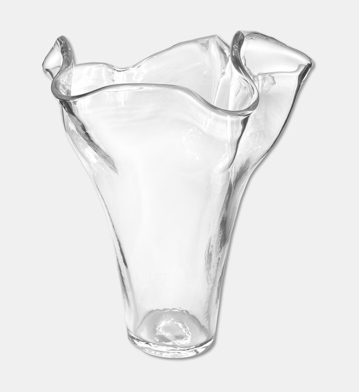 Shishi Vase Glass Organic, Clear, 47-cm, Packshot View