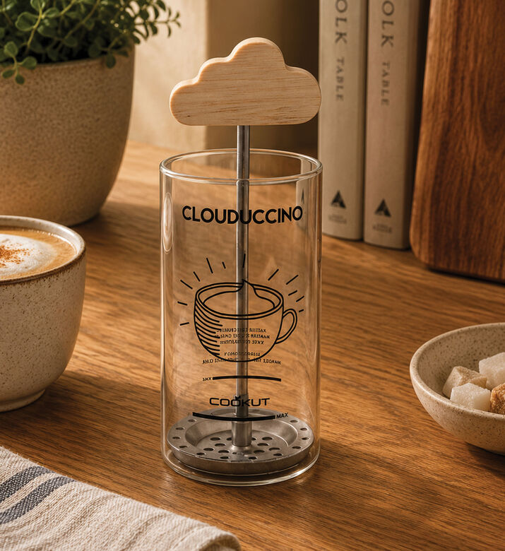 Cookut Stainless Steel Plastic Milk Frother, Packshot View