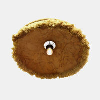 Gold Velvet Fabric Pendant Lamp