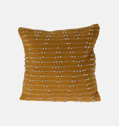 Cotton Embroidered Square Filled And Vaccumed Cushion