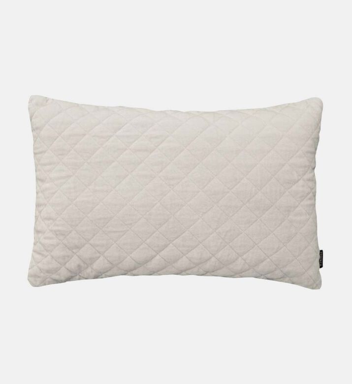 Suave Stone Cotton Vacuumed And Filled Cushion