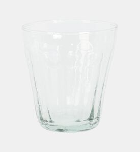 Ribbed Drinking Glass