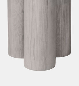 Home Deco and More Acacia Wood Spherical Legs Console, Packshot View
