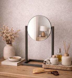 Home Deco and More Mirror Stand, Black, S, Packshot View