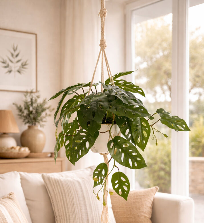 Home Deco and More Artificial Hanging Plant, Packshot View