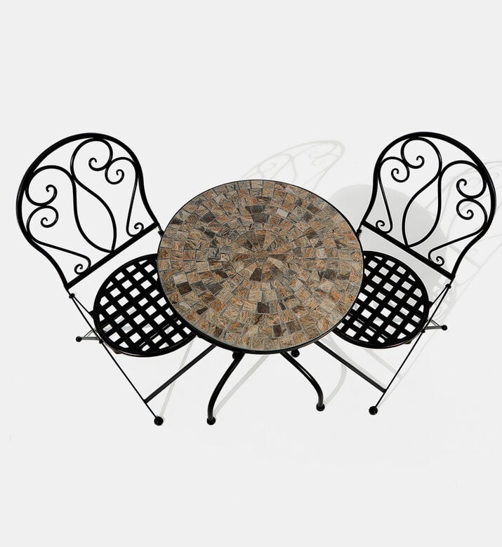Cement Ceramic 3-piece Bistro Set