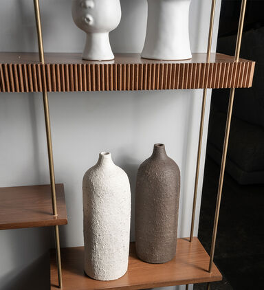 Kenya Ceramic Bottle Flower Vase