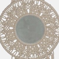 Macram Cotton Wall Mirror