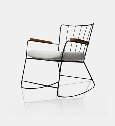 Avonica Iron Base Rocking Chair
