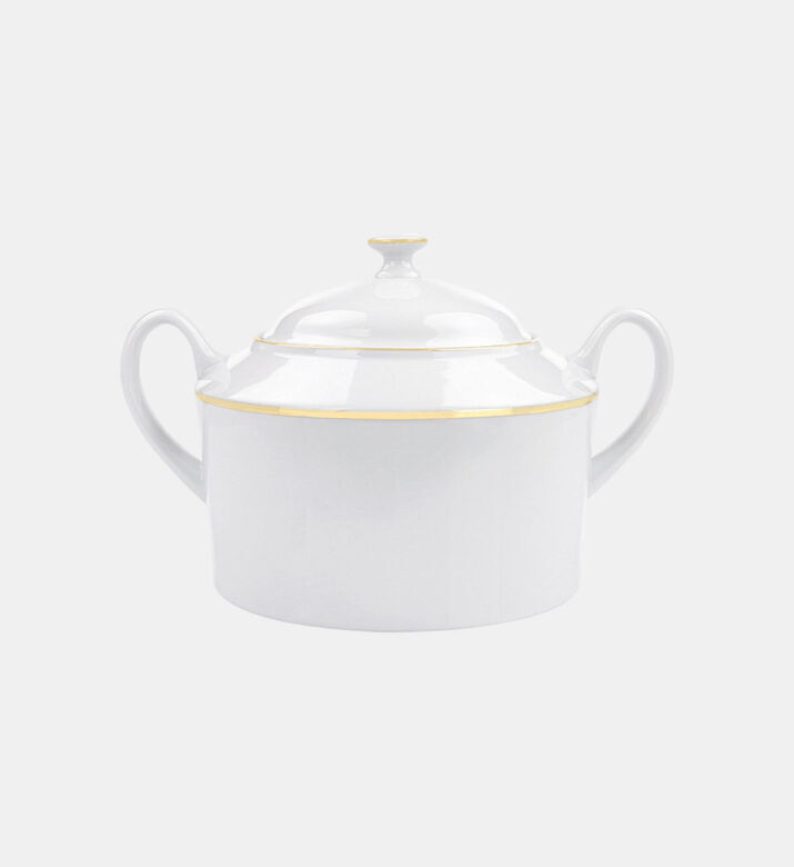 Home Deco and More Porcelain Golden-details Soup Tureen, Packshot View