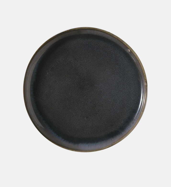 Home Deco and More Ceramic Trimmedmed Dinner Plate, Packshot View