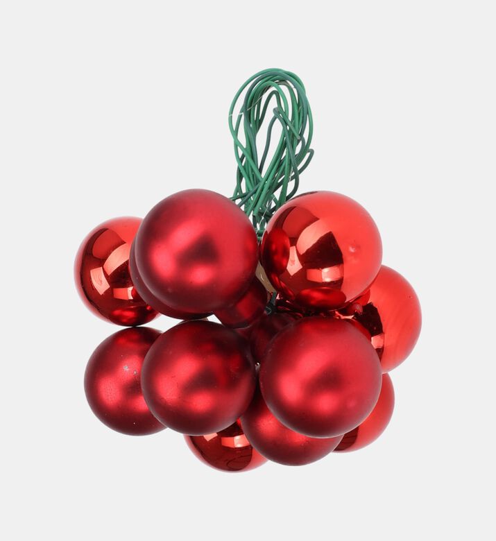 Home Deco and More Xmas Ball 20mm On Wire Red, Packshot View