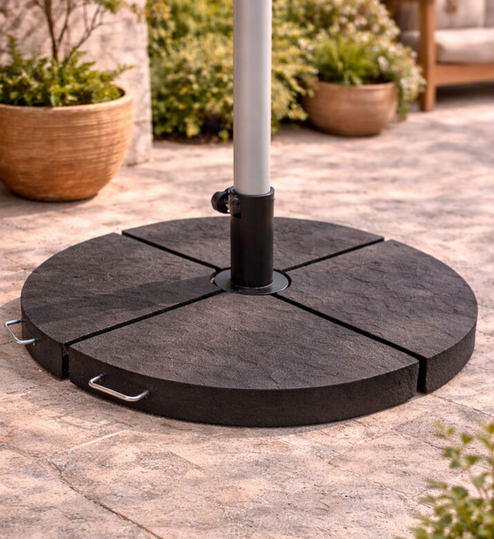 Home Deco and More Tajik Polystone Umbrella Base, Packshot View