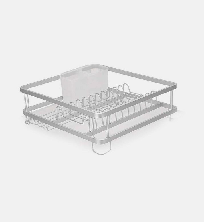 Single Rack Aluminum Dish Drainer