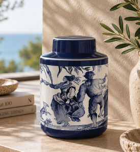 Baci Milano Versailles Small Porcelain Potiche, Packshot View