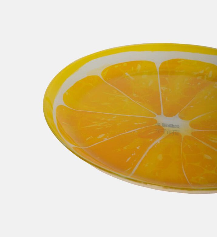 Orange Plastic Round Bowl