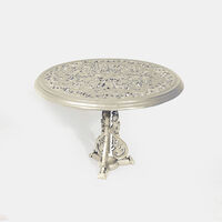 Antoinette Dining Table With 4 Chairs Off White 100 Cm