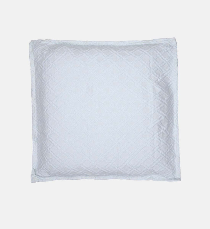 Home Deco and More Canvas Cotton Vaccumed Cushion, Blue, 60x60-cm, Packshot View