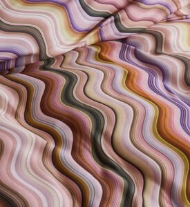 Essenza Sol Cotton Satin Duvet Cover, Pink, 240x220-cm, Packshot View