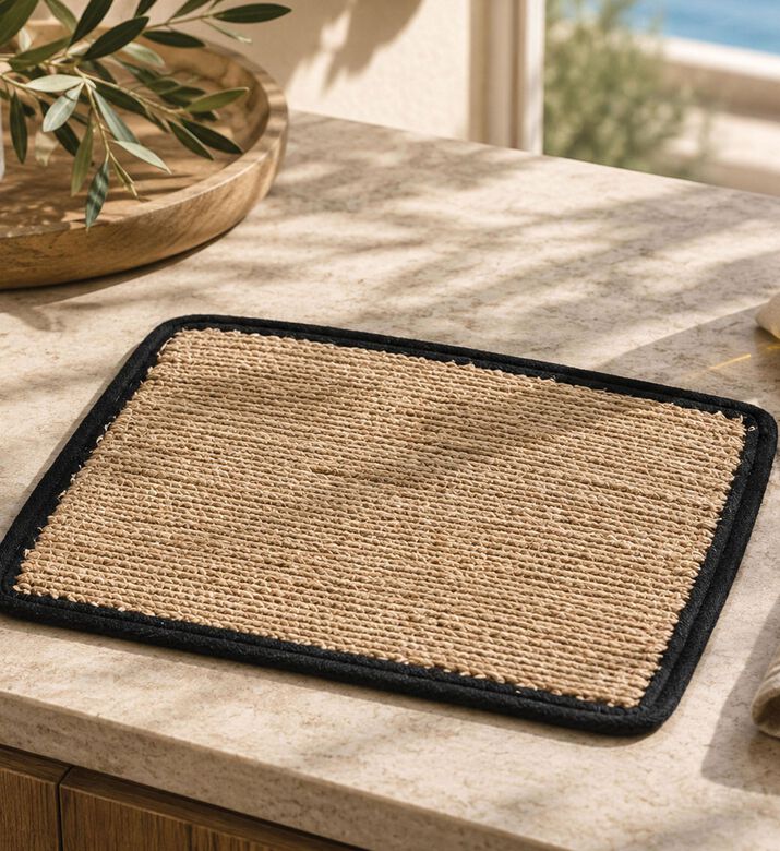 Excellent Houseware Rectangular Rustic Placemat, Packshot View