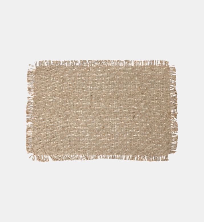 Home Deco and More Jute Natural-finish Placemat, Natural, Packshot View