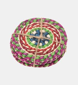 H and S Collection Natural Seagrass 4-piece Coaster Set, Packshot View
