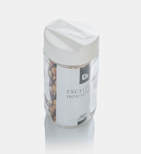 Plastic Lid Glass Storage Jar
