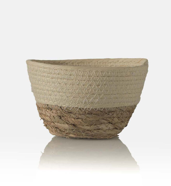 Home Deco and More Paper Rush Mini Storage Basket, Packshot View