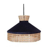 Velvet Cane Base Pendant Lamp