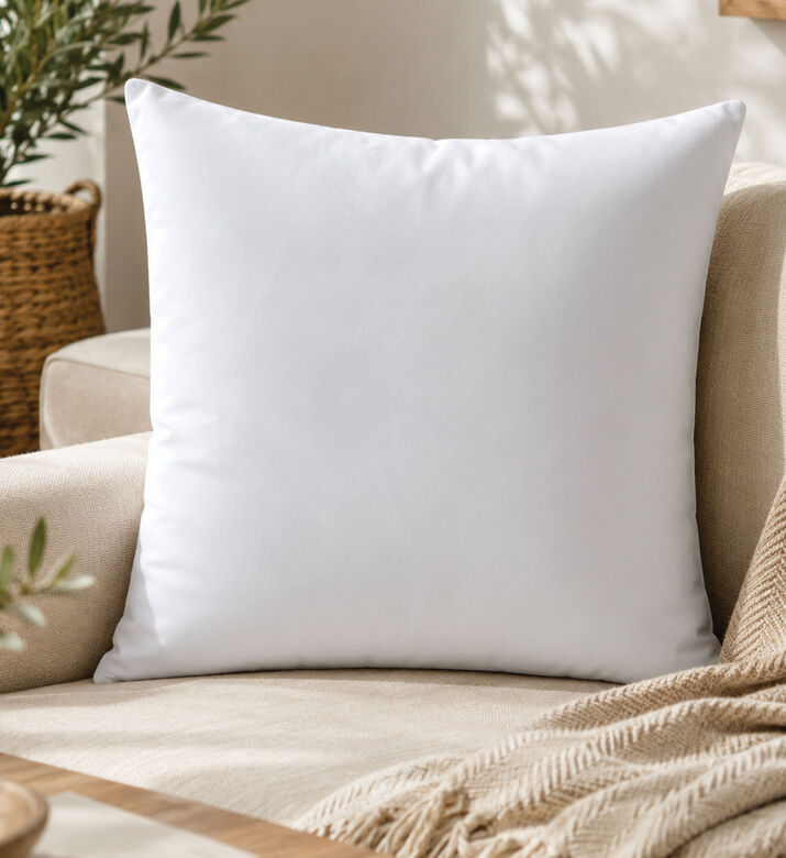 Home Deco and More Rectangular Shaped Pillow Filling, White, 80x80-cm, Packshot View