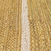 Toffy Jute Fabric Square Filled And Vaccumed Cushion