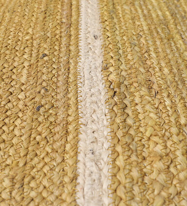 Toffy Jute Fabric Square Filled And Vaccumed Cushion