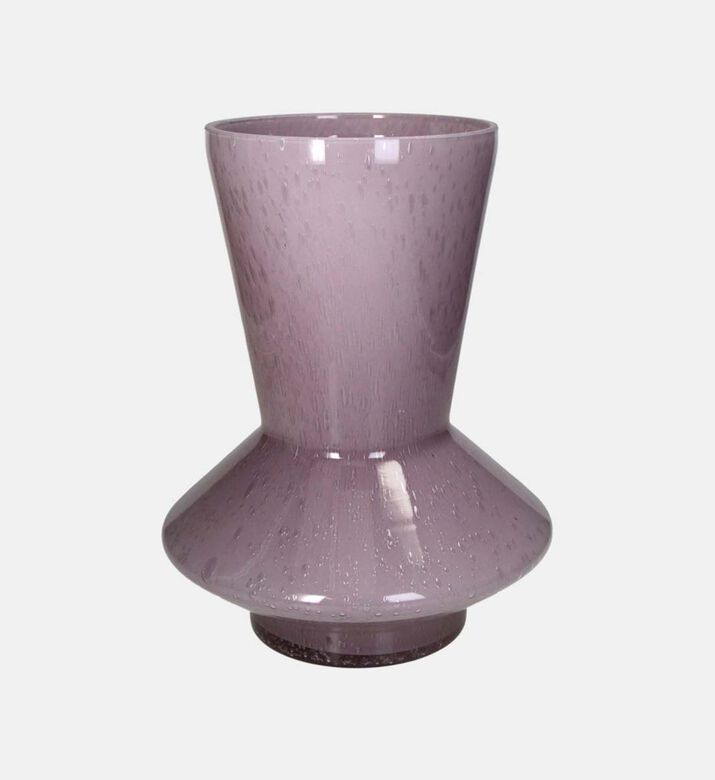 Colored Glass Wide Flower Vase