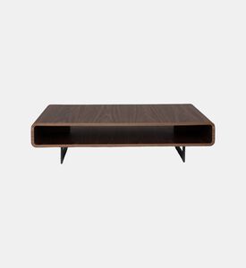 Mount Rectangular Walnut Coffee Table