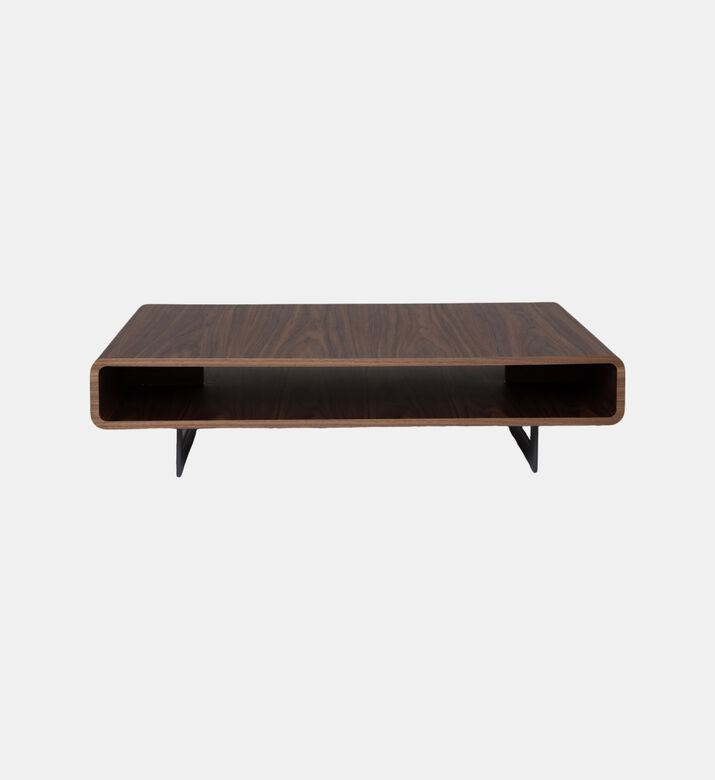 Mount Rectangular Walnut Coffee Table