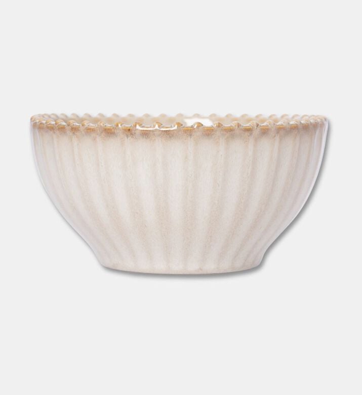 Home Deco and More Stoneware Raising Pearl Design Bowl, Packshot View