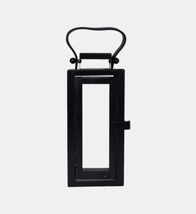 Leatherette Handle Metal Lantern